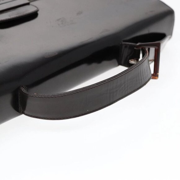 PRADA Business Bag Nylon Khaki Silver Auth bs16524 - Picture 8 of 16